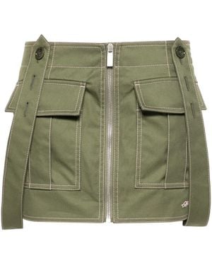 Off-White c/o Virgil Abloh Cargo Mini Skirt With Straps - Green