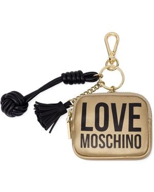 Love Moschino Porte-Clés À Détail De Porte-Monnaie - Noir