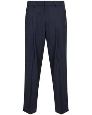 NN07 Pantalon Kay À Design Plissé - Blue