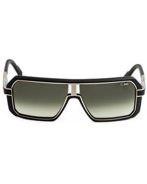 Cazal 8053 Geometric-Frame Sunglasses - Black