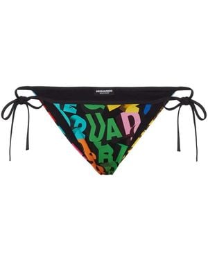 DSquared² Bragas de bikini con logo - Verde