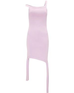 JW Anderson Sleeveless Dress In Cotton - Pink