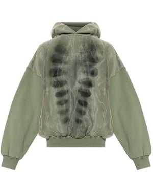 AVAVAV X-Ray Oversized Hoodie - Green