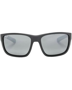 Maui Jim Amberjack Square-Frame Sunglasses - Grey