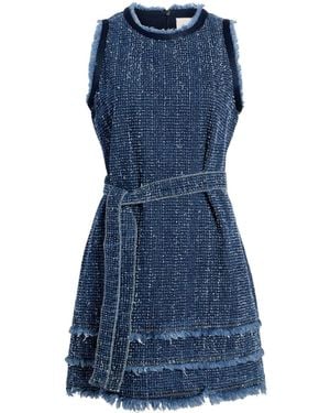 Cinq À Sept Denim Adjustable-Strap Dress - Blue