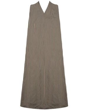 Alysi Striped Midi Dress - Multicolour