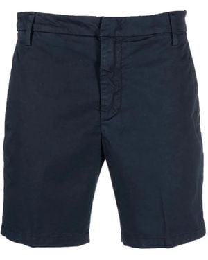 Dondup Cotton Chino Shorts - Blue