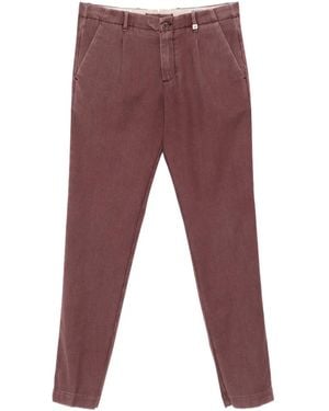 Myths Front-Pleat Trousers - Red