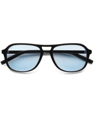 AKILA Myca Pilot-Frame Sunglasses - Black