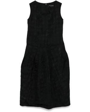 Comme des Garçons Jacquard Midi Dress - Black