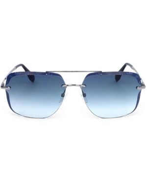 adidas Rimless Square-Frame Sunglasses - Blue