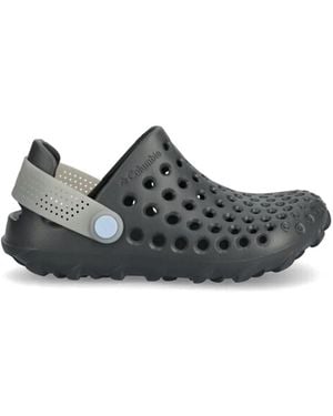 Columbia Perforated Strap Sandals - Grey