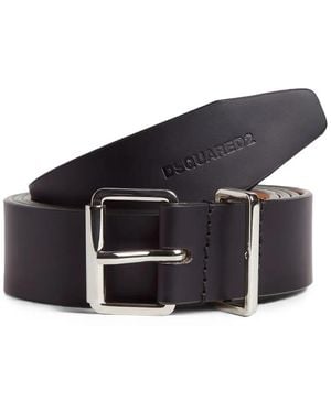 DSquared² Leather Belt - Black