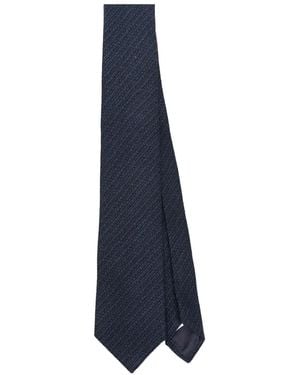 Tagliatore Texturierte Krawatte - Blau