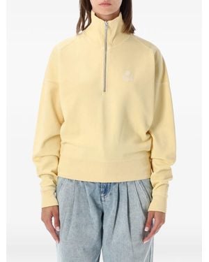 Isabel Marant Quarter-Zip Sweatshirt - Natural