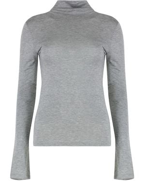 Calvin Klein Turtleneck Top - Gray