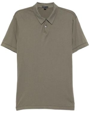 James Perse Plain Polo Shirt - Grey