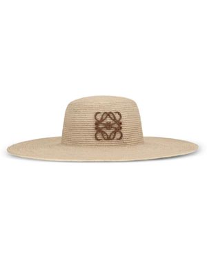 Loewe X Paula's Ibiza Anagram Wide-Brim Sun Hat - Natural
