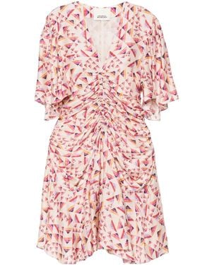 Isabel Marant Lienne ミニドレス - レッド