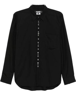 COMME DES GARÇON BLACK Studded Button-Up Shirt - Black