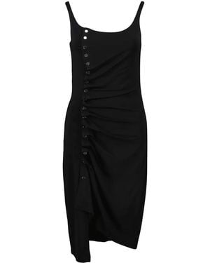 Rabanne Ärmelloses Kleid - Schwarz
