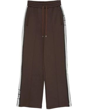 Maje ドローストリング トラックパンツ - ブラウン