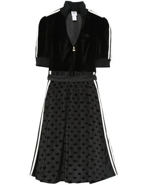 adidas V-Neck Midi Dress - Black