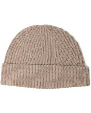 JOSEPH Gerippte Beanie - Braun