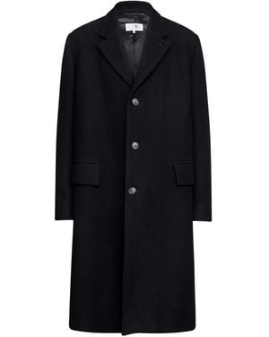 MM6 by Maison Margiela Single-Breasted Coat - Black