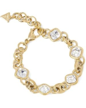 Guess Panzerarmband Mit Kristallen - Mettallic