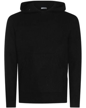 Cruciani Knitted Hoodie - Black