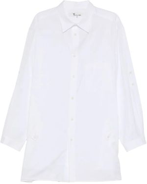 Y's Yohji Yamamoto Button-Up Shirt - White