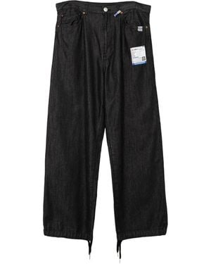 in・stru(men-tal) Drawstring Denim Jeans - Black