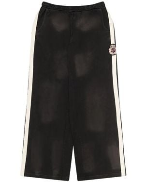 424 Pantaloni Sportivi Con Effetto Vissuto - Nero