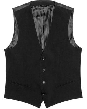Antony Morato Tailored V-Neck Waistcoat - Black