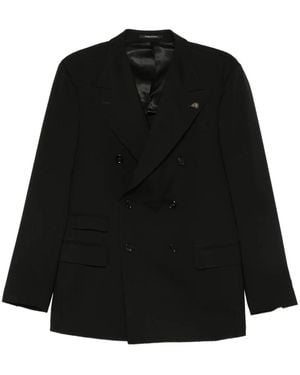 Gabriele Pasini Double-Breasted Structured Jacket - Black
