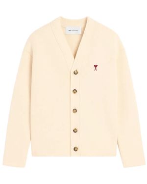 Ami Paris Cardigan - Neutro