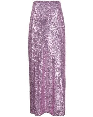 Tom Ford Gonna A Vita Alta Con Paillettes - Viola