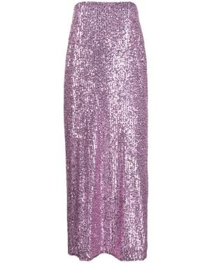 Tom Ford High-waist Sequinned Maxi Skirt - Purple