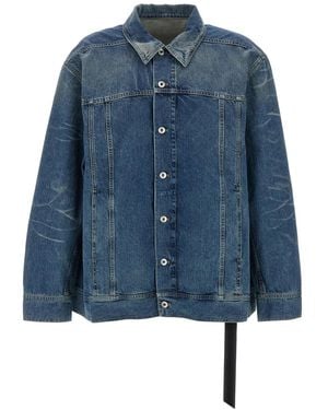 Rick Owens Jumbo Worker Jacket - Blue
