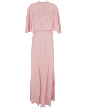 forte_forte Cape Maxi Dress - Pink