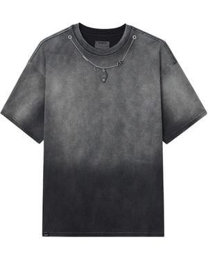 Musium Div. Chain-Embellished T-Shirt - Grey