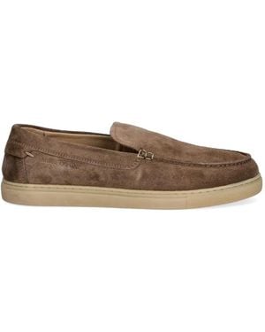 Marc O' Polo Suede Slip-On Loafers - Brown