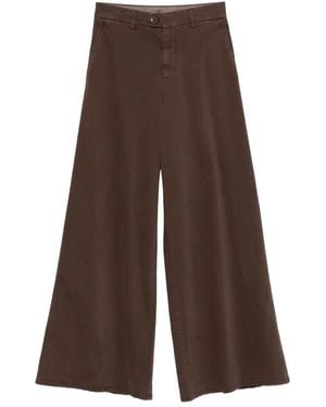 Berwich Pantaloni Con Cintura - Marrone