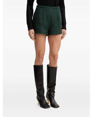 ARMANI EXCHANGE Herringbone Shorts - Black