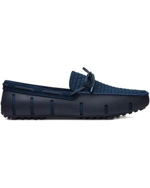 Swims Zapatos náuticos de ante - Azul