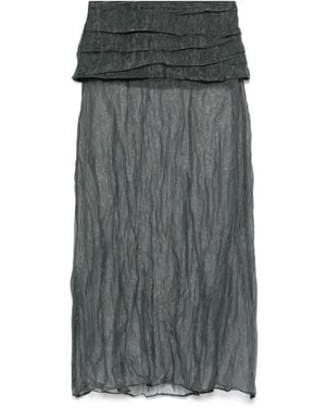 Paloma Wool Gonna Drappeggiata - Grigio
