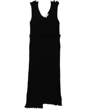 Jil Sander Cotton Dress - Black