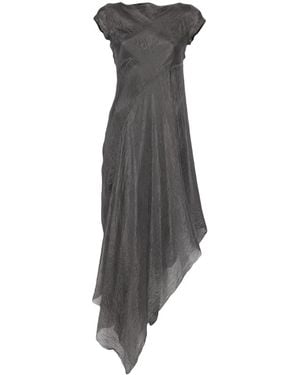 Marc Le Bihan Maxikleid Aus Seide - Grau