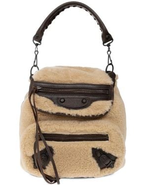 Balenciaga Le City Backpack Mini - Natural